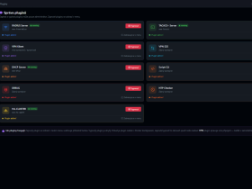 AAA manager - správa pluginů